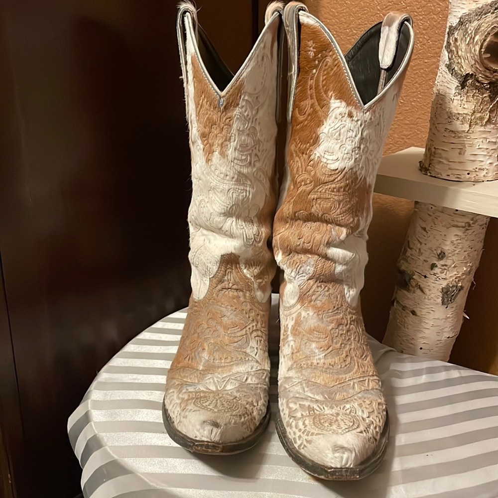 Old Gringo Hide On Boots 8